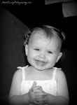 Sasha Smiling BW